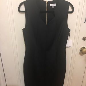 NWT Calvin Klein black dress size 12